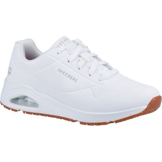 Sketchers Women's Work Relaxed Fit: Uno SR White Safety Shoe